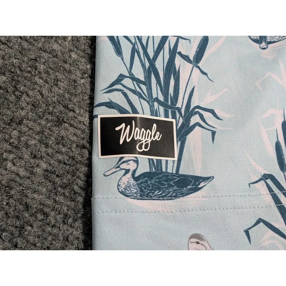 Waggle Polo Shirt Mens XL Performance Stretch Golf - Picture 8 of 8